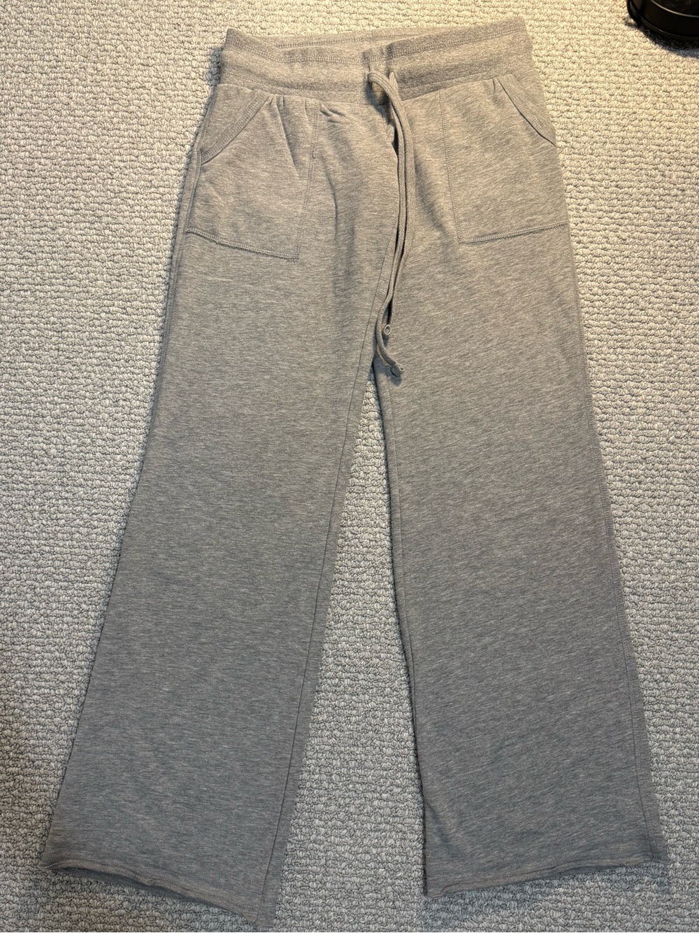 Urban Outfitters Light Gray low rise Wide-Leg Sweatpants